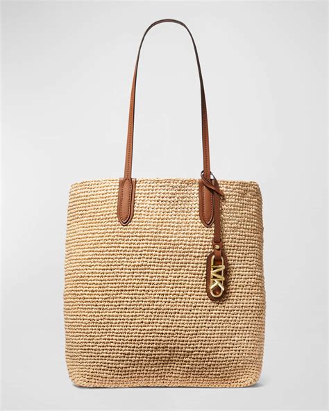 michael kors gold straw bag|michael kors north south tote.